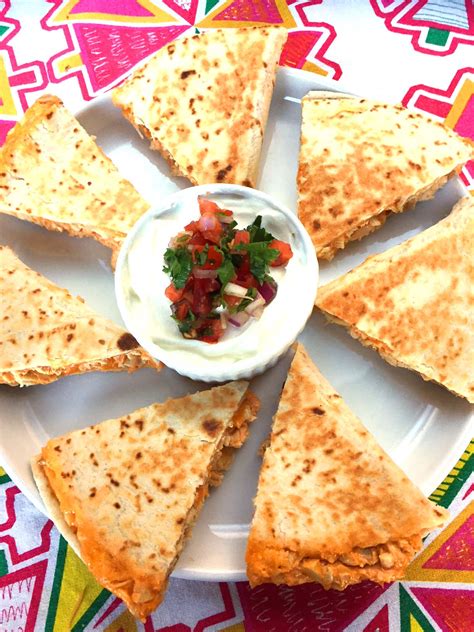 Cover with a top tortilla. Buffalo Chicken Quesadillas Recipe - Melanie Cooks