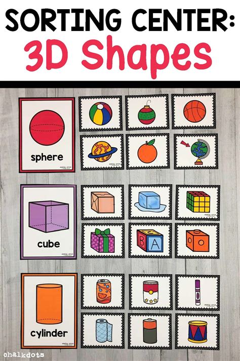 Smart Sorting 3d Shapes Worksheet Free Cut And Paste Worksheets