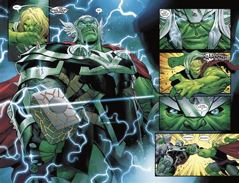 The Hulk Picks Up Mjolnir And Becomes Thor In Thor 26 Gamesradar