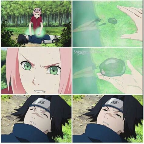 Sakura Saves Sasuke When He Was Poisoned Omg 3 Naruto Sasuke Sakura Sasuke Uchiha Sakura