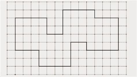 Um Aluno Desenhou Num Papel Quadriculado A Figura Abaixo