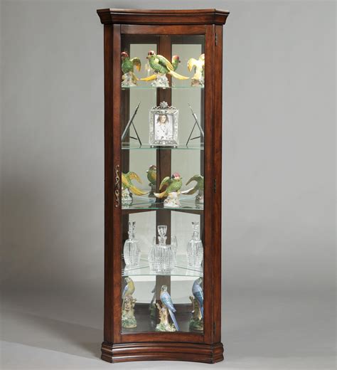 A wide variety of curio cabinet options are available to you, such as modern, antique. Pulaski Furniture Curios Concave Corner Curio | Wayside ...