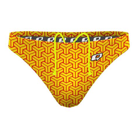 Texture 6 Red Yellow Waterpolo Brief In 2022 Water Polo Red Yellow