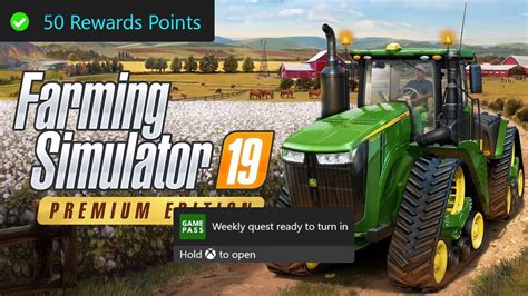 Farming Simulator 19 Weekly Xbox Game Pass Quest Guide Get 1 Driving