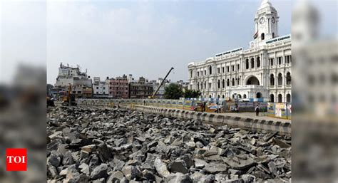 CMRL begins repairs to Poonamallee High Road | Chennai News - Times of