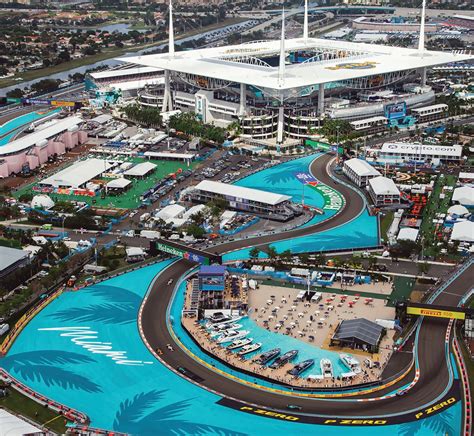 Hard Rock Stadium Prepares To Host The Miami Grand Prix