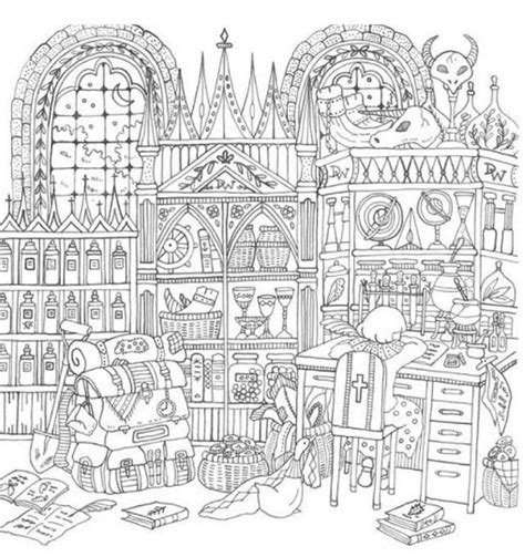 Adult colouring in pages are a fun and creative way to pass the time. Romantic Country Coloring Book | Coloring books, Coloring ...