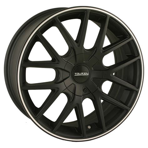 Touren TR60 Matte Black Wheel | 1010Tires.com Online Wheel and Tire Store Machined Ring, 16x7 ...