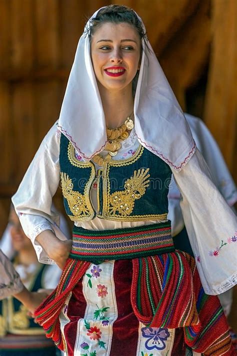 Serbian Girl Serbian Clothing Folk Clothing Traditional Outfits