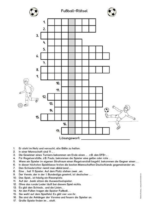 Später entwickelt sich aus der ausgangsschrift die eigene handschrift. kostenloses Arbeitsblatt "Fußballrätsel" für die ...