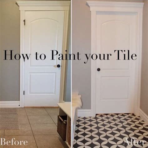 This website may use affiliate links. The Girl Who Painted Her Tile... What | Painted tiles ...