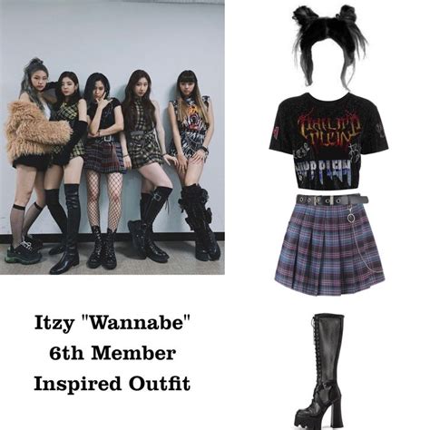 Itzy Wannabe 6th Member Inspired Outfit In 2022 Korean Fashion Kpop