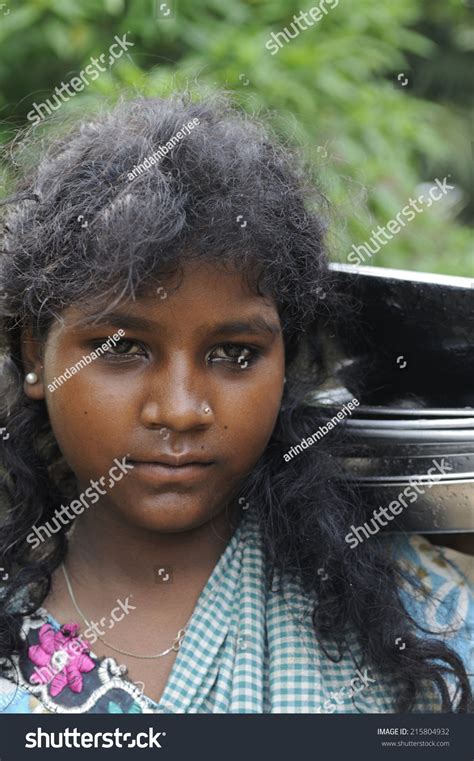 Kolkata August 23 Portrait Indian Village Stock Photo 215804932