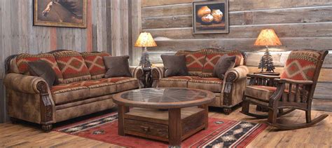 Cabin Rustic Living Room Furniture Rustic Log Living Room Furniture