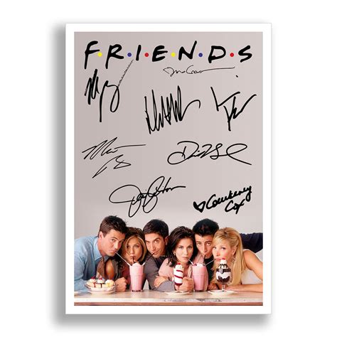 Buy Friends Cast Signed Autograph A4 Photo Tv Show Series Season Framed