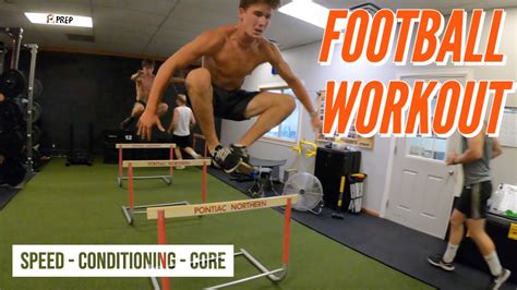 Football Workouts High School Speed And Strength Training Youtube