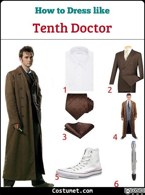 The Tenth Doctor Dr Who Costume For Cosplay And Halloween