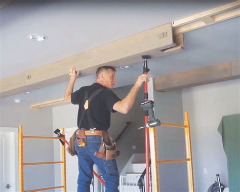 Installing Wood Ceiling Beams Shelly Lighting