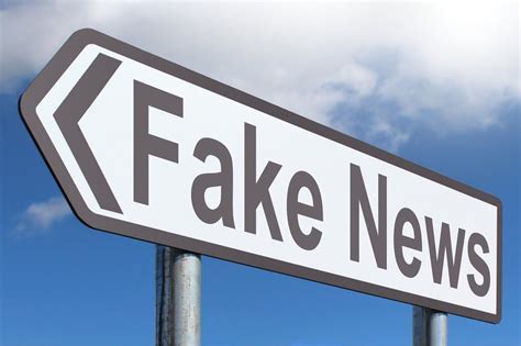 Fake News Highway Sign Image