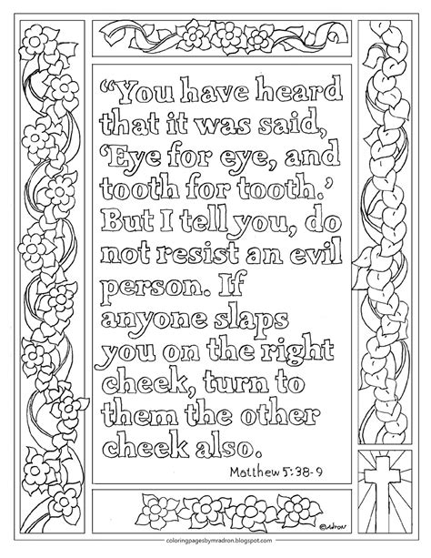 Coloring Pages With New Testament Bible Verses