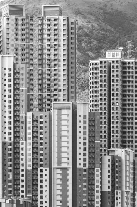 High Rise Residential Building In Hong Kong City Stock Image Image Of