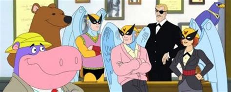 Harvey Birdman Attorney At Law Charactersactors Images Behind The