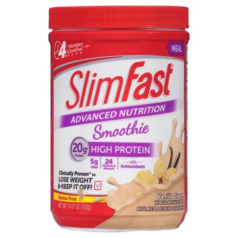 Slimfast Advanced Nutrition High Protein Smoothie Mix Vanilla Cream