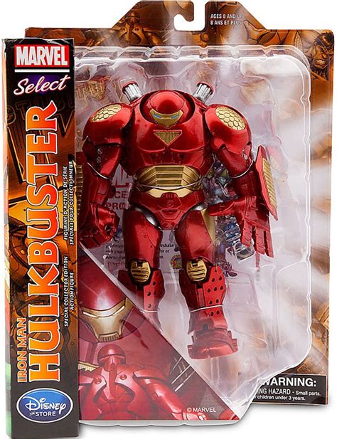Disney Marvel Avengers Marvel Select Iron Man Hulkbuster Exclusive 8 Action Figure Toywiz