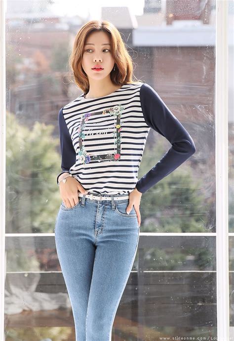 Pin By Zy Mo On Asiaより Fashion Korean Fashion Women Jeans