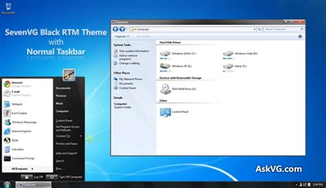 Download Free Windows Vista Black Taskbar Altersetup