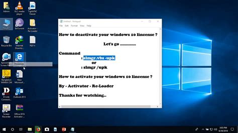 How To Activate And Deactivate Windows 10 Professional With Help Of Cmd