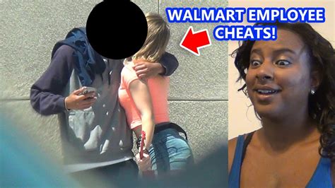 black walmart employee cheats with blonde white girl during break to catch a cheater youtube
