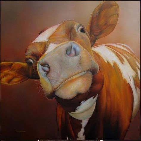 Funny Cow Diy 5d Diamond Painting Full Drill Animal Paintings
