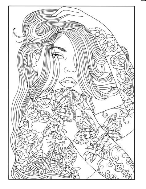 Hard Coloring Pages For Girls 100 Images Free Printable