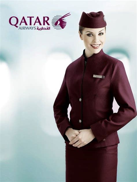 Qatar Airways Airline Cabin Crew Flight Attendant Uniform Flight Attendant