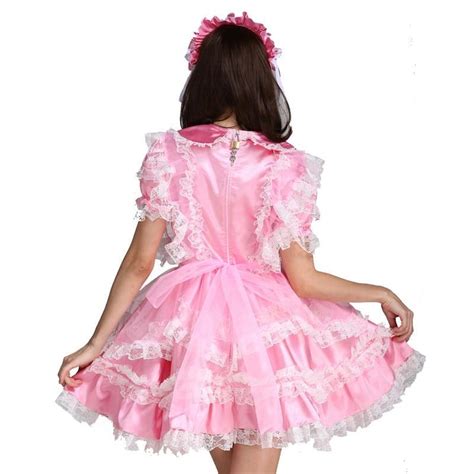 Lockable Sissy Maid Dress Sissy Panty Shop