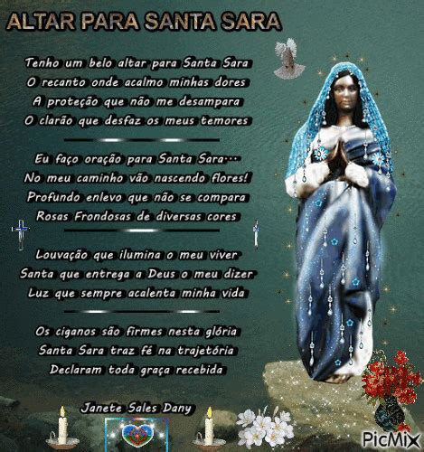 Tu sara kali que estás no céu, olhem para nós teus filhos que estamos aqui na terra. Santa Sara Kali