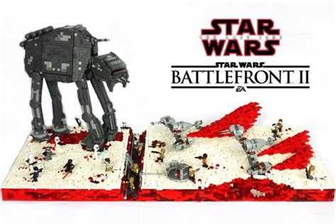 Lego Star Wars Modell Zeigt Schlüsselszene Aus „die Letzten Jedi