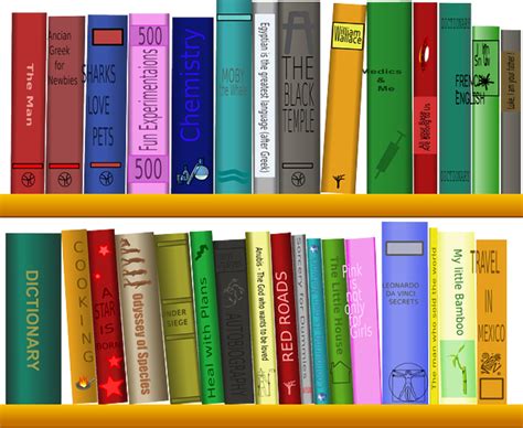 Download High Quality Library Clipart Bookshelf Transparent Png Images