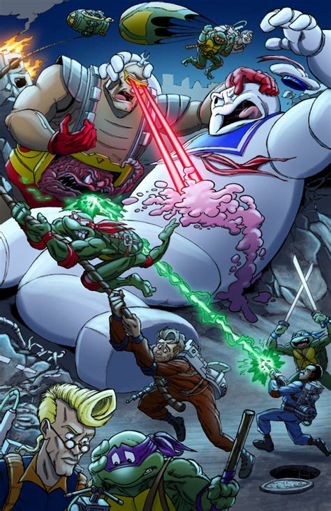 Fan Art Real Ghostbusters Meets Teenage Mutant Ninja