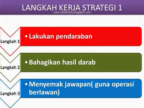 Tahun 5 dan 6 age: CELIK MATEMATIK: KSSR Matematik Tahun 4: Operasi Bergabung