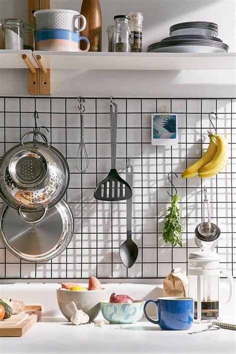 Metal kitchen signs ukc dog / the absolute beginner s guide to showing your dog smith cheryl s 9780761533597 amazo… white glass kitchen sinks ukfcu rewards : Wire Wall Grid Shelf | Kitchen wall storage, Kitchen ...
