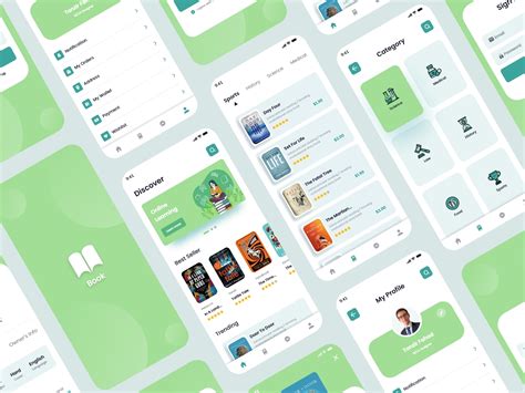 E Commerce Book Shop App Ui Kit Design By Tanzir Fahad On Dribbble