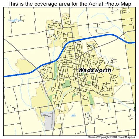 Aerial Photography Map Of Wadsworth Oh Ohio