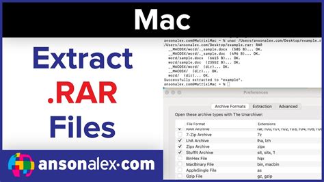 How To Open Rar Files On Mac Youtube