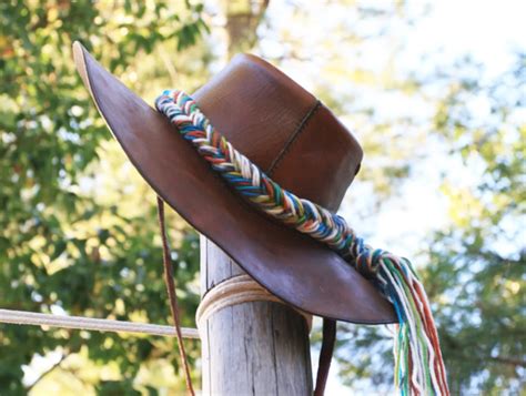 Wrap the band around the crown of your hat. DIY Fishtail Hat Band - Honestly WTF in 2020 | Hat band ...