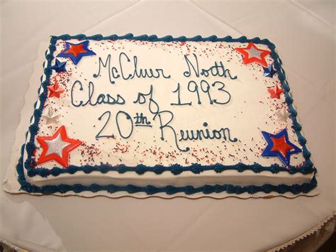 High School Reunion Cake From The Mccluer North Class Of 1993 High