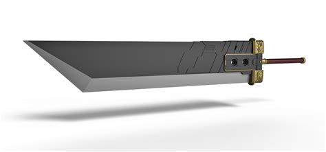 3d File Buster Sword Of Zack Fair From Final Fantasy Vii・model To