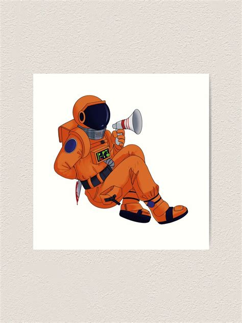 Among Us Orange Impostor Art Print By Demysketch Redbubble