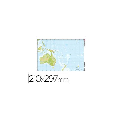 Mapa Fisico Mudo De Oceania Para Imprimir En A4 Images